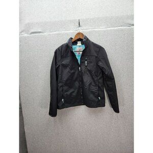 Old Navy Active Fleece Jacket M Black Nylon & Polyester